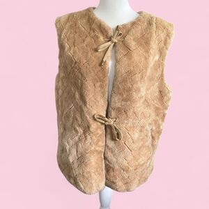 Vintage 70s Fur Vest